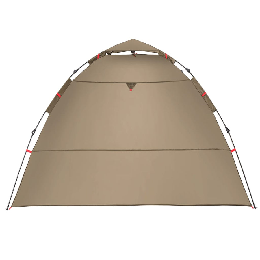 Tent 4-persoons snelontgrendeling bruin