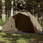 Tent 4-persoons 260x246x180 cm bruin