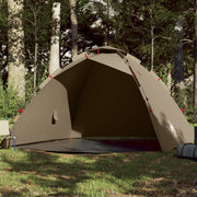 Tent 4-persoons 260x246x180 cm bruin