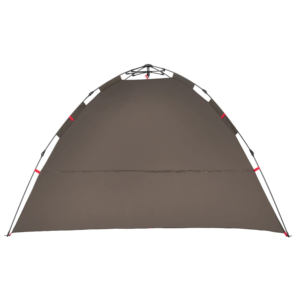 Tent 4-persoons snelontgrendeling bruin