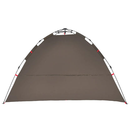 Tent 4-persoons snelontgrendeling bruin