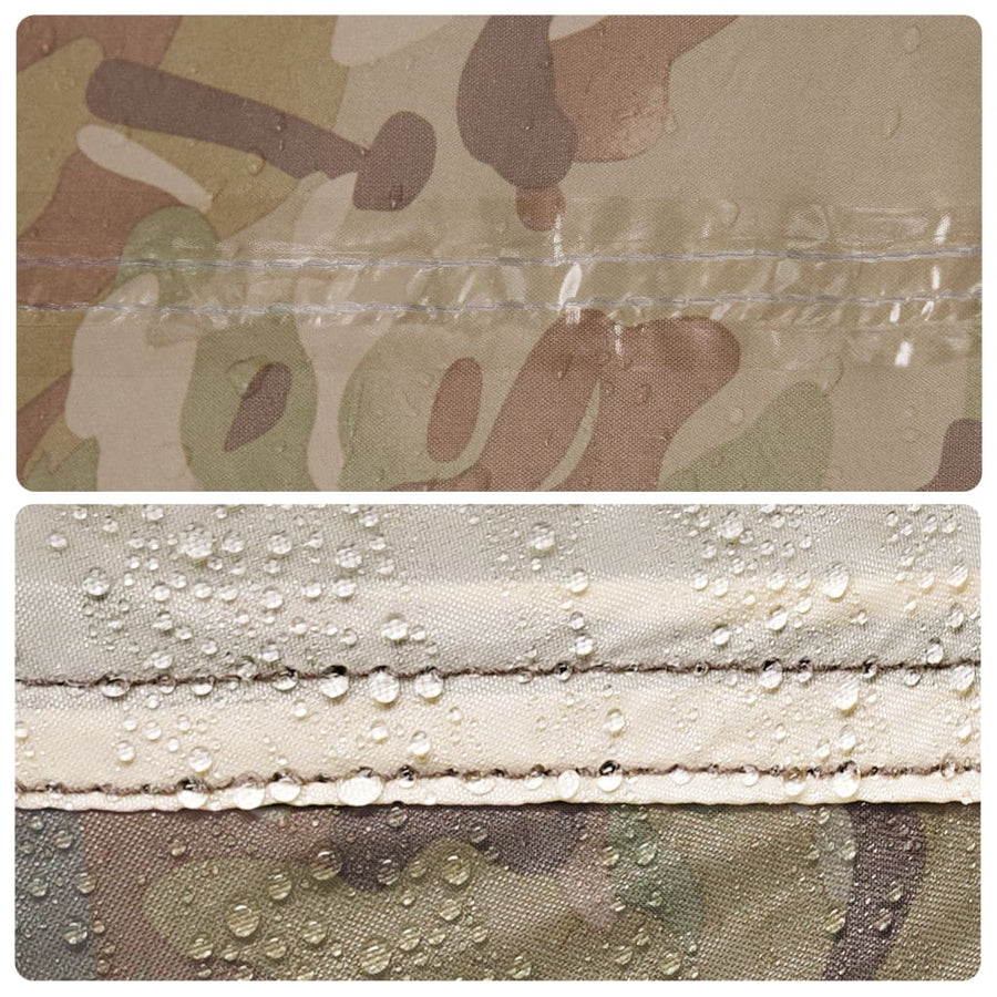 Tent 4-persoons snelontgrendeling camouflage