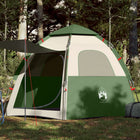 Kampeertent 4 personen groen 260x217x150 cm