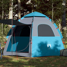 Kampeertent 4 personen 260x217x150 cm blauw