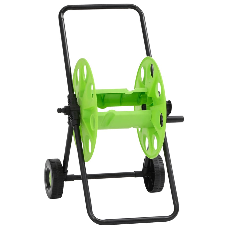 Slanghaspelwagen voor 60 m 1/2" slang staal groen