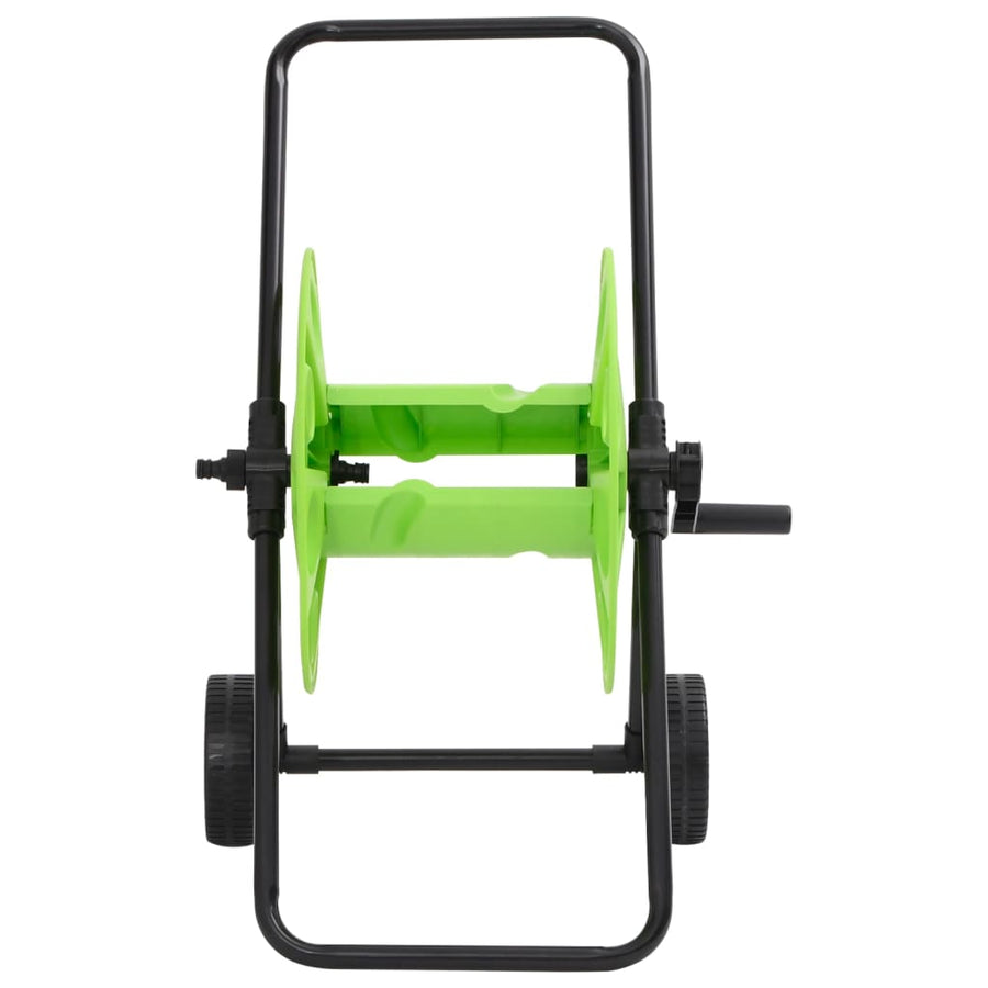 Slanghaspelwagen voor 60 m 1/2" slang staal groen
