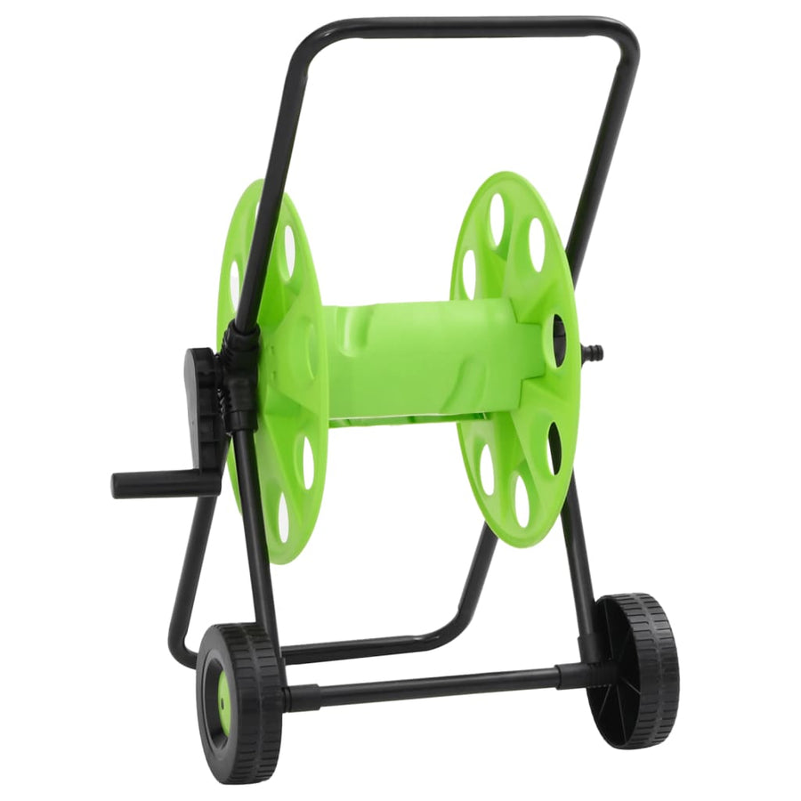 Slanghaspelwagen voor 60 m 1/2" slang staal groen