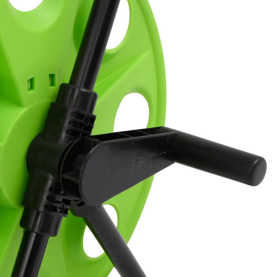 Slanghaspelwagen voor 60 m 1/2" slang staal groen
