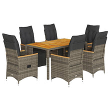 7-Delige Bistroset Met Kussens Poly Rattan 6