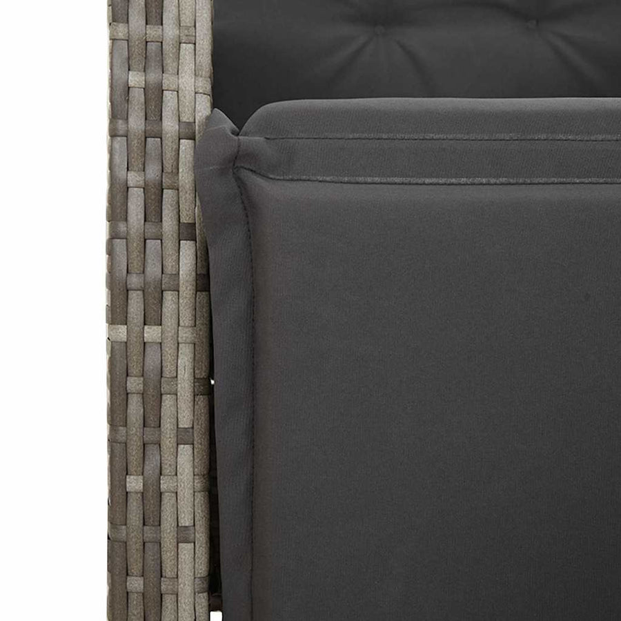 9-Delige Bistroset Met Kussens Poly Rattan 8