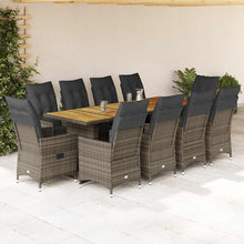 11-Delige Bistroset Met Kussens Poly Rattan 10