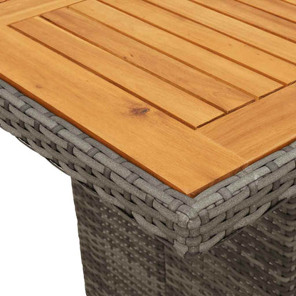 11-Delige Bistroset Met Kussens Poly Rattan 10
