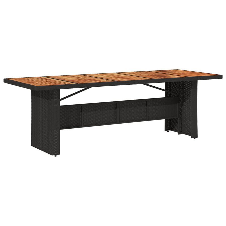 11-Delige Tuinset Met Kussens Poly Rattan Zwart 10