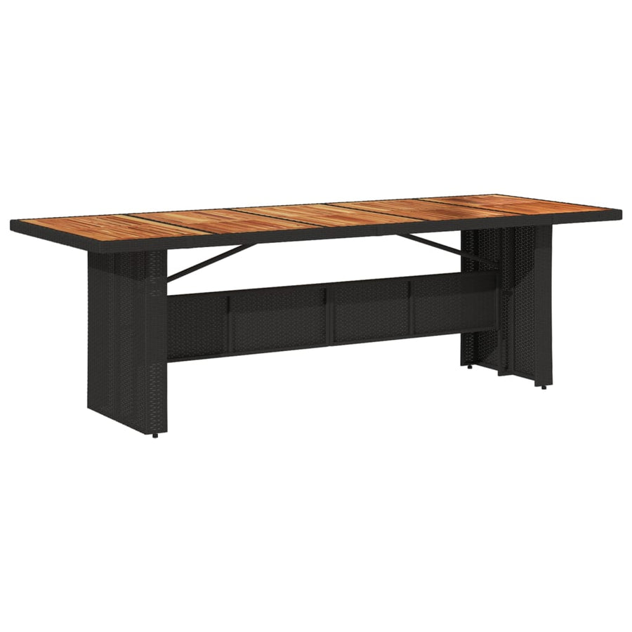 11-Delige Tuinset Met Kussens Poly Rattan Zwart 10