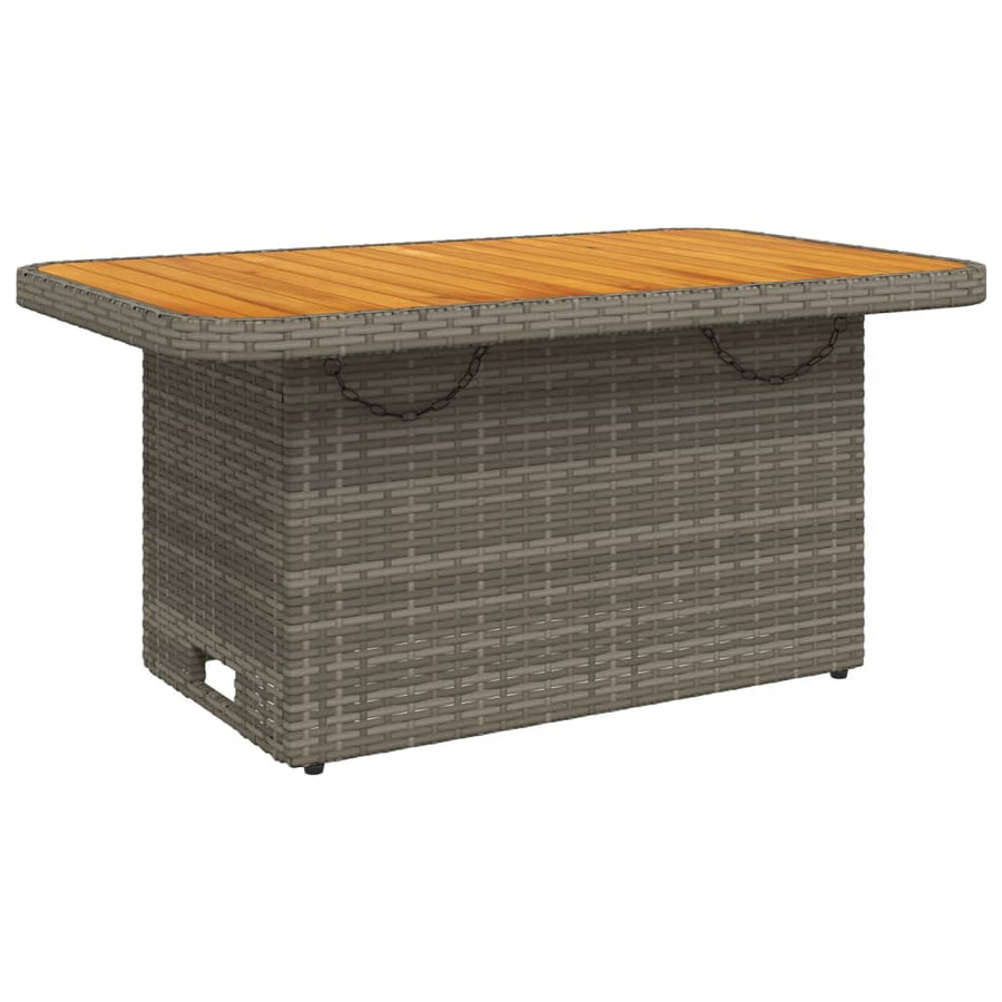2-Delige Tuinset Met Kussens Poly Rattan Grijs