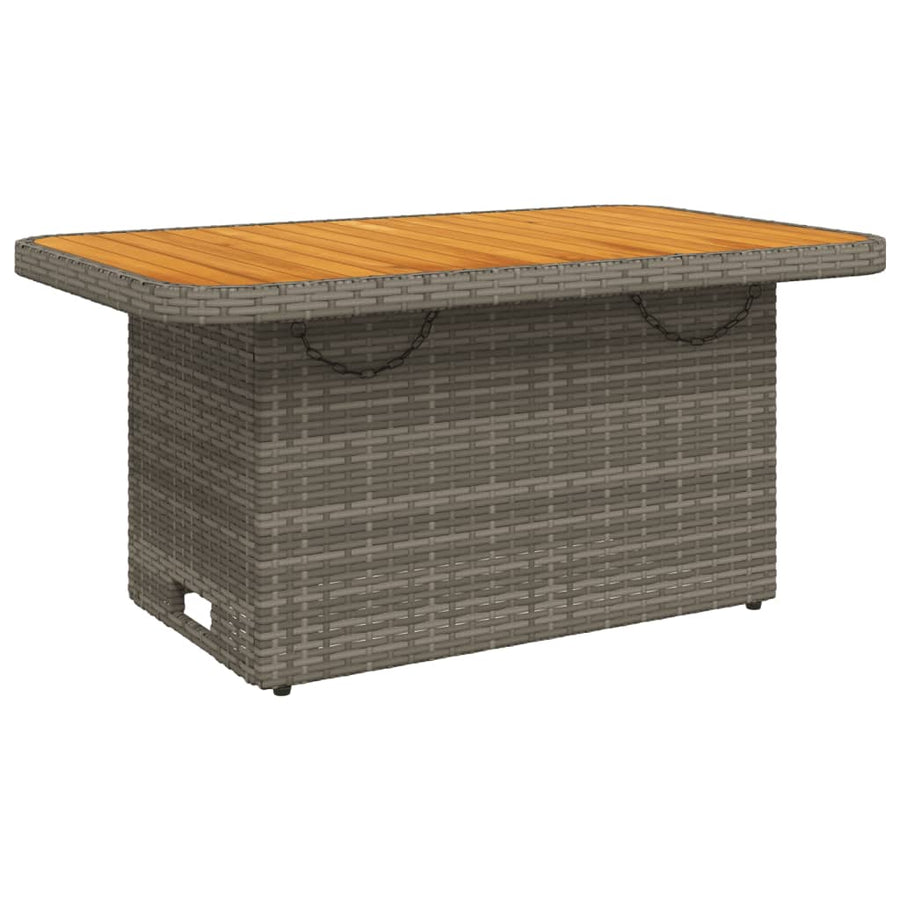 2-Delige Tuinset Met Kussens Poly Rattan Grijs