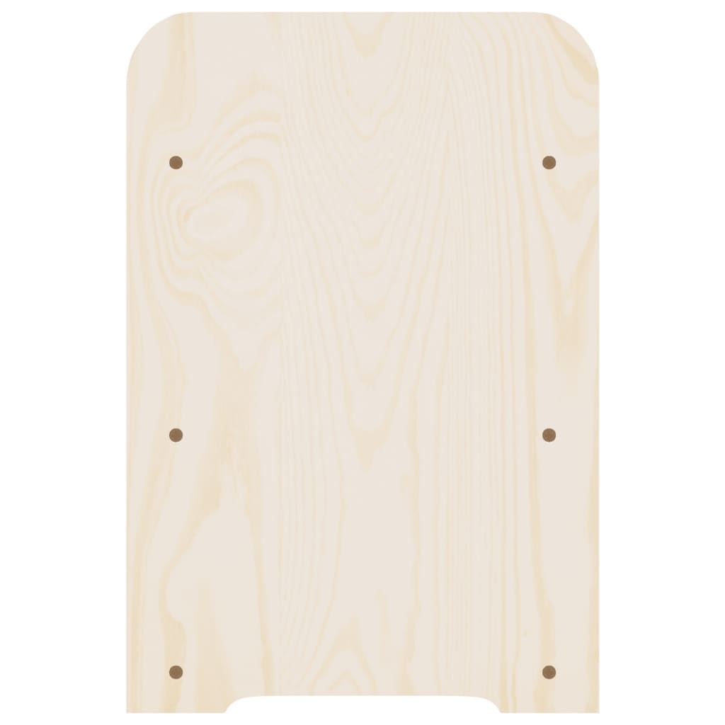 Wijnrek met bovenblad 33x25x37 cm massief grenenhout