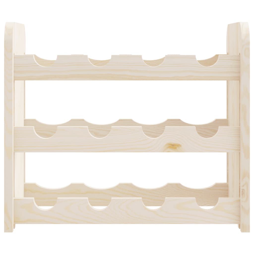 Wijnrek 43x25x37 cm massief grenenhout