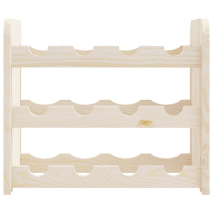 Wijnrek 43x25x37 cm massief grenenhout