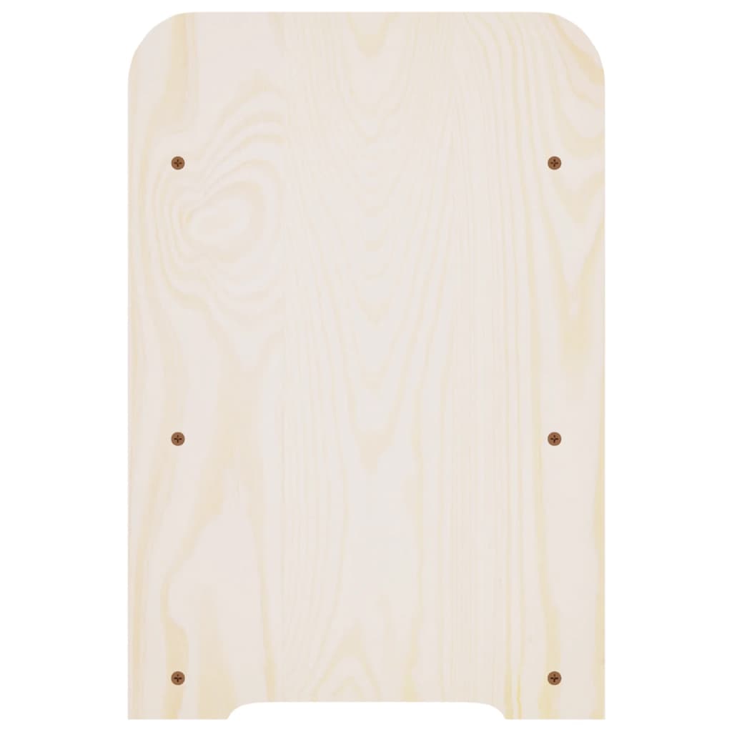 Wijnrek met bovenblad 43x25x37 cm massief grenenhout