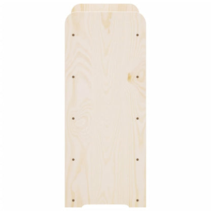 Wijnrek met bovenblad 67,5x25x60 cm massief grenenhout