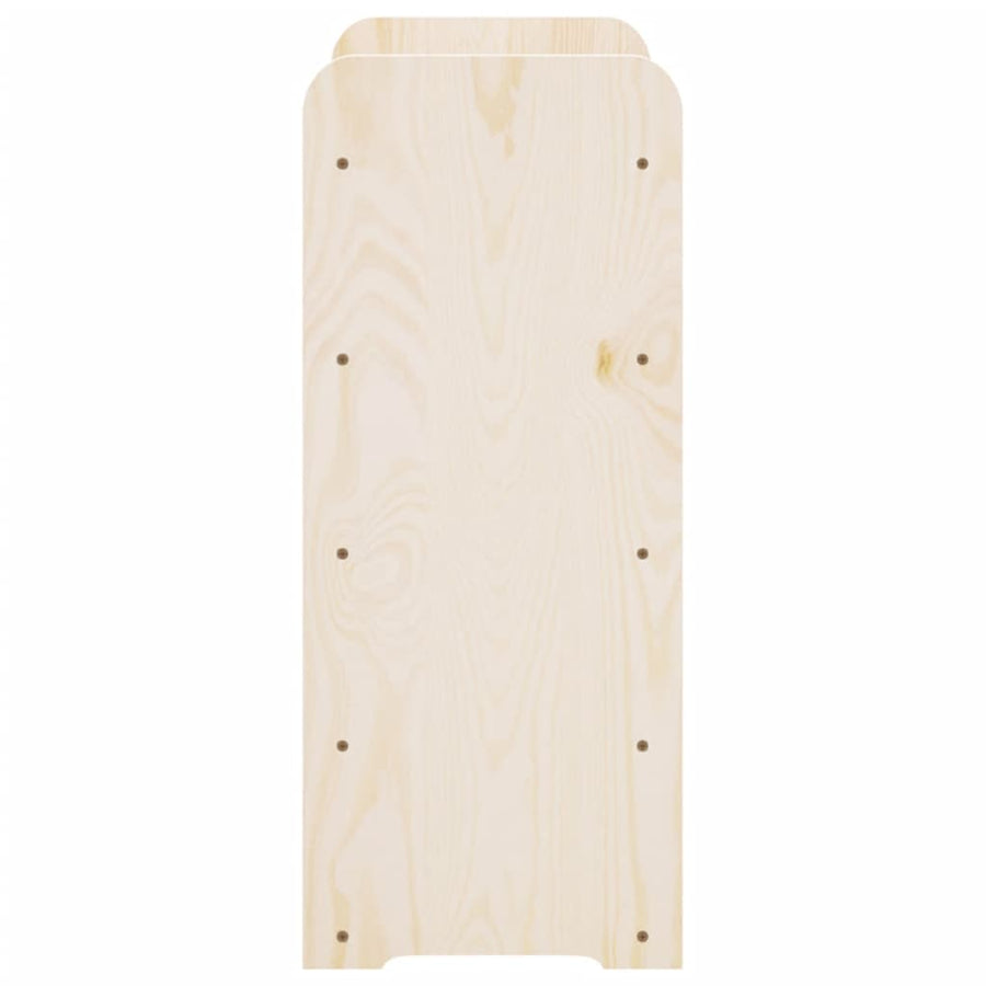 Wijnrek met bovenblad 67,5x25x60 cm massief grenenhout
