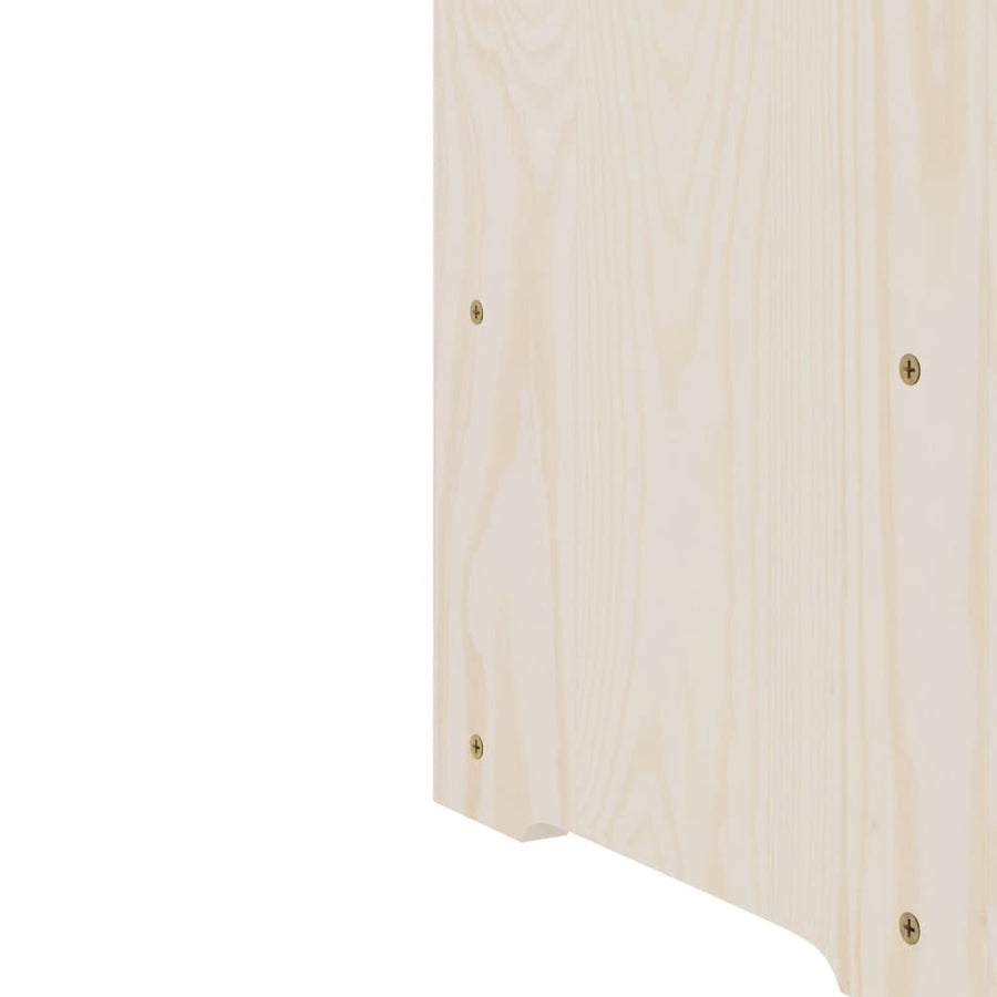 Wijnrek met bovenblad 67,5x25x60 cm massief grenenhout