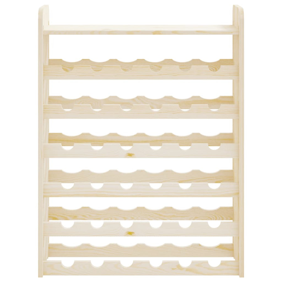 Wijnrek met bovenblad 67,5x25x87 cm massief grenenhout
