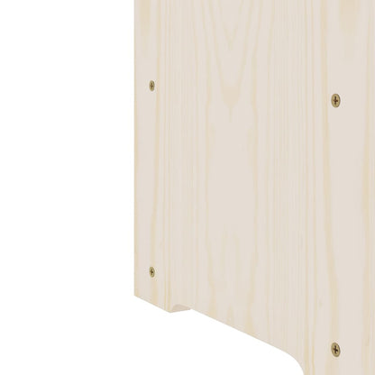 Wijnrek met bovenblad 67,5x25x87 cm massief grenenhout