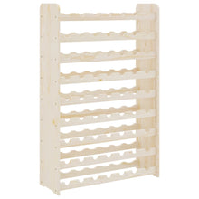 Wijnrek 72,5x25x111,5 cm massief grenenhout