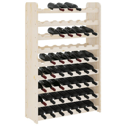 Wijnrek 72,5x25x111,5 cm massief grenenhout
