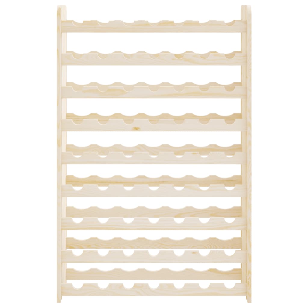 Wijnrek 72,5x25x111,5 cm massief grenenhout