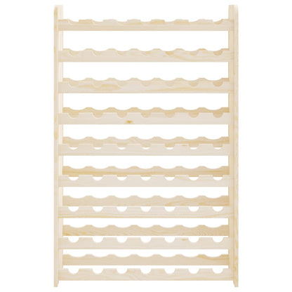 Wijnrek 72,5x25x111,5 cm massief grenenhout