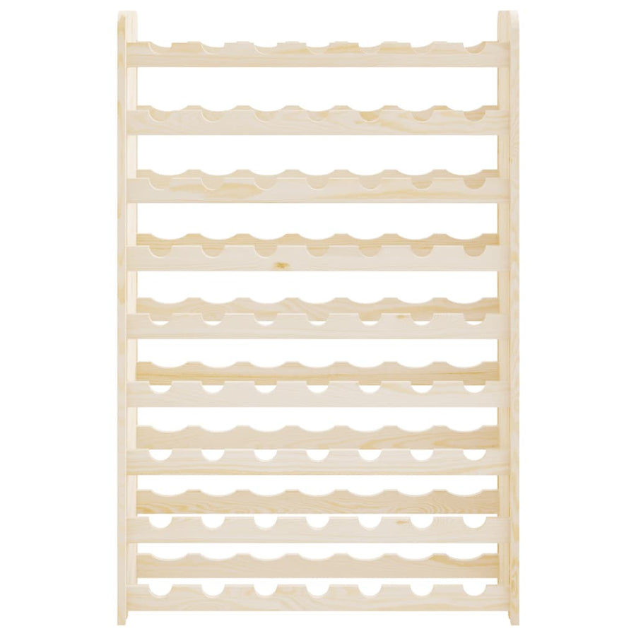 Wijnrek 72,5x25x111,5 cm massief grenenhout