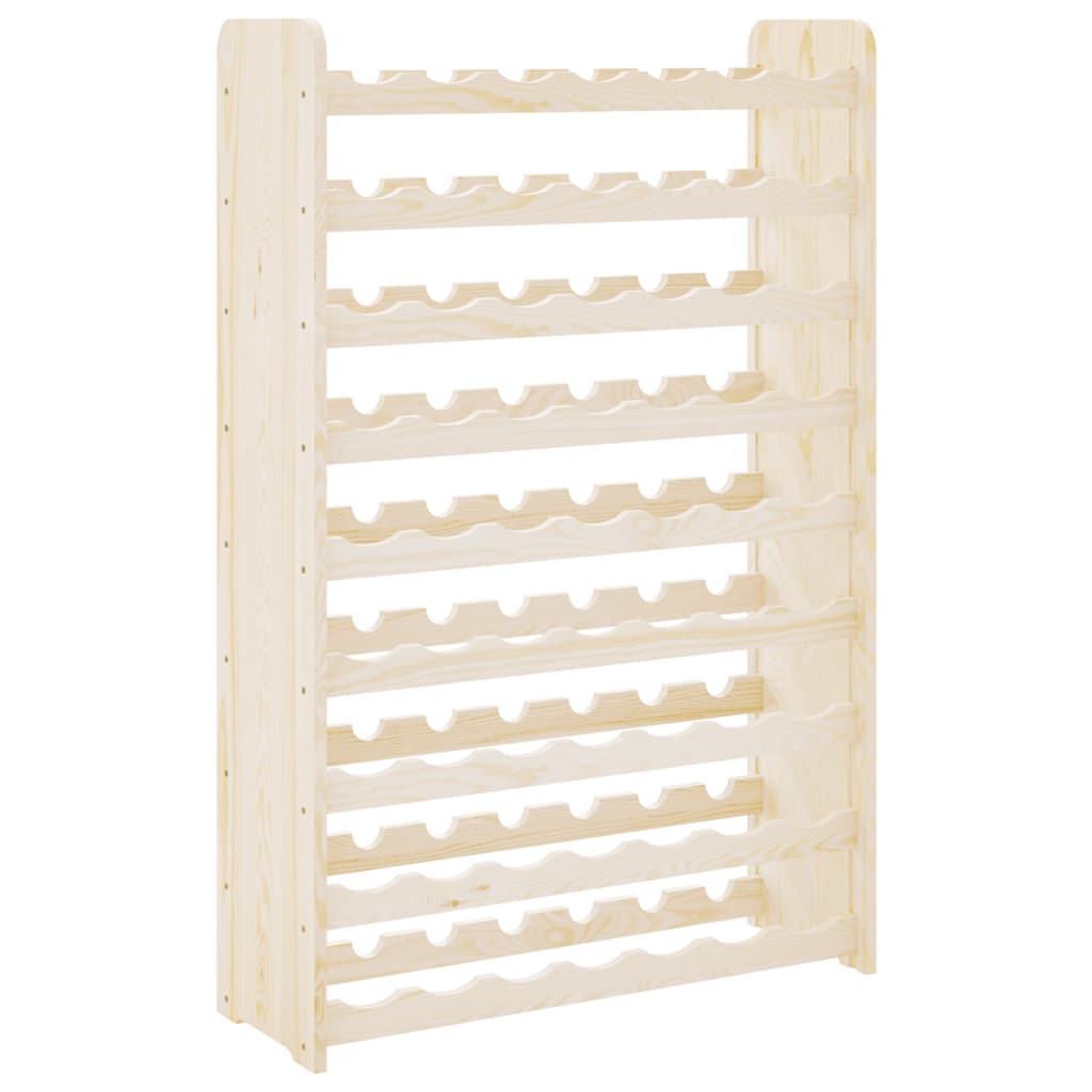 Wijnrek 72,5x25x111,5 cm massief grenenhout