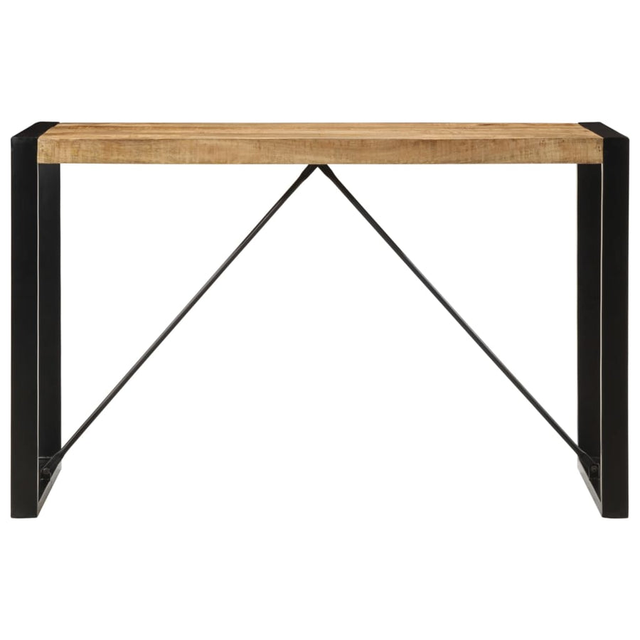 Eettafel 120x55x76 cm massief ruw mangohout