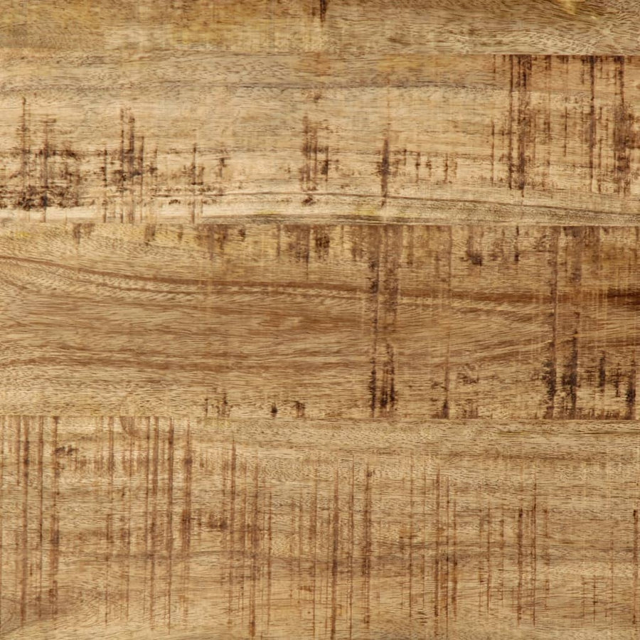 Eettafel 120x55x76 cm massief ruw mangohout