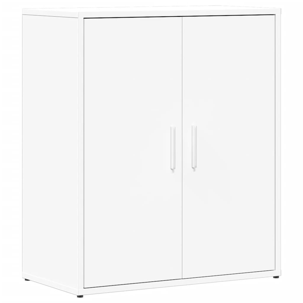 Dressoirs 2 st 60x31x70 cm bewerkt hout wit