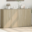 Sideboards 2 pcs 60x31x70 cm engineered wood Sonoma oak colour