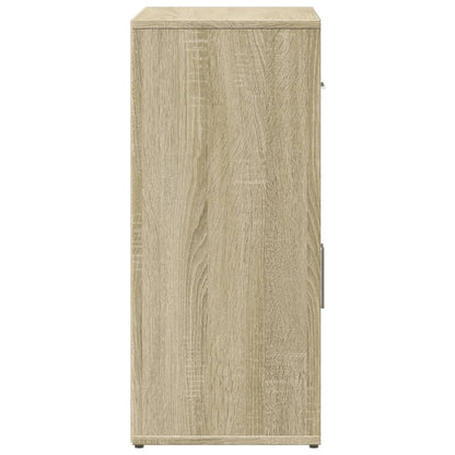 Dressoirs 2 st 60x31x70 cm bewerkt hout sonoma eikenkleurig