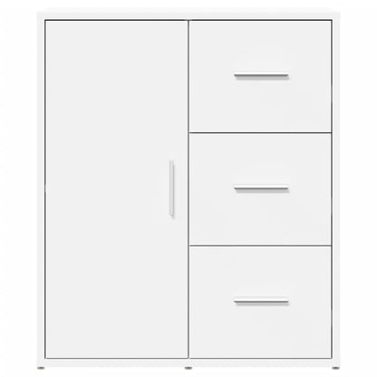 Dressoirs 2 st 60x31x70 cm bewerkt hout wit