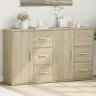 Sideboards 2 pcs 60x31x70 cm engineered wood Sonoma oak colour