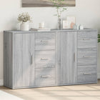 Sideboards 2 pcs 60x31x70 cm engineered wood grey Sonoma oak colour