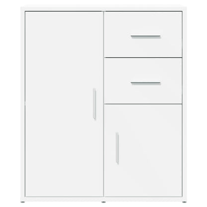 Dressoirs 2 st 60x31x70 cm bewerkt hout wit