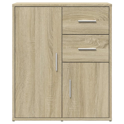 Dressoirs 2 St 60X31X70 Cm Bewerkt Hout Kleurig Sonoma eiken