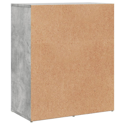 Dressoirs 2 St 60X31X70 Cm Bewerkt Hout Betongrijs