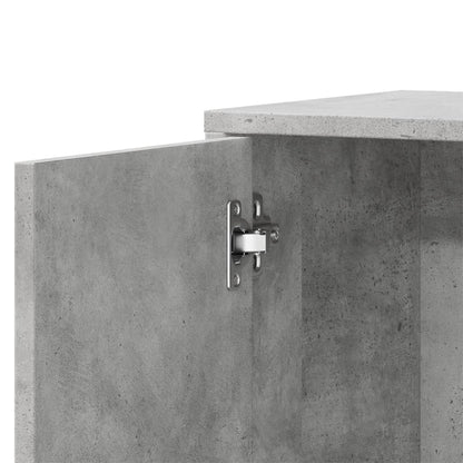 Dressoirs 2 St 60X31X70 Cm Bewerkt Hout Betongrijs