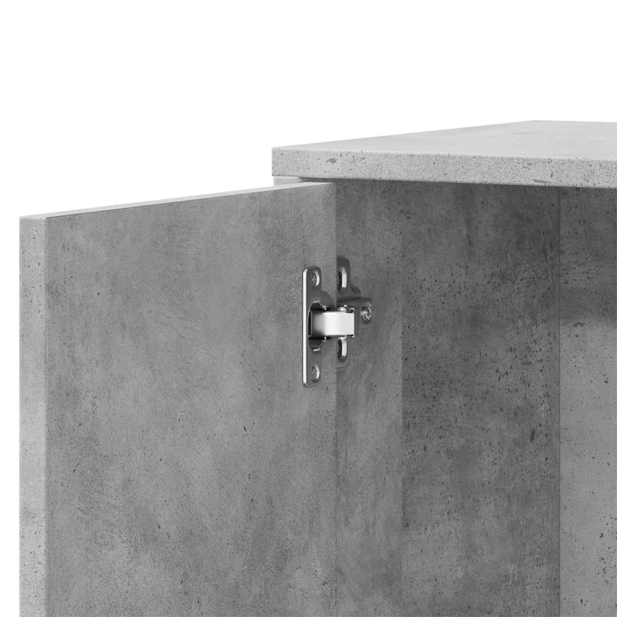 Dressoirs 2 St 60X31X70 Cm Bewerkt Hout Betongrijs
