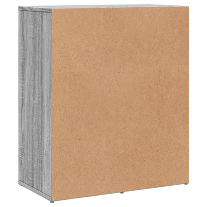 Dressoirs 2 St 60X31X70 Cm Bewerkt Hout Eikenkleur Grijs sonoma
