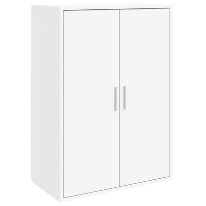 Dressoirs 2 st 60x31x84 cm bewerkt hout wit